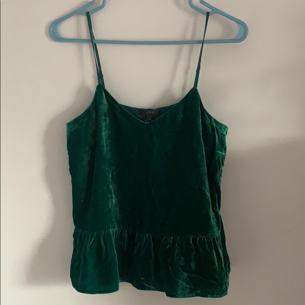 J.Crew Velvet Cami